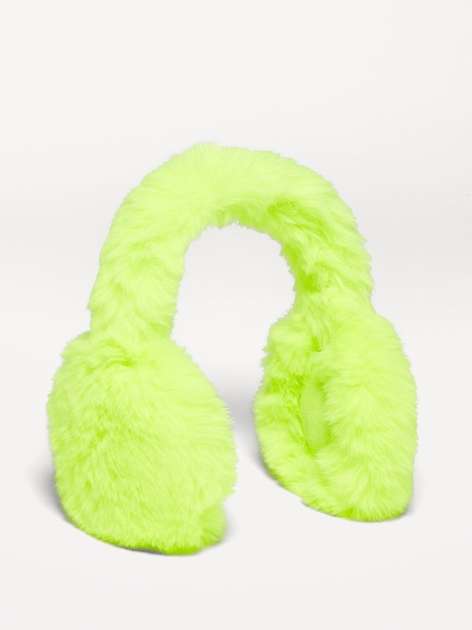 Image number 1 showing, Cozy Faux-Fur Earmuffs for Girls