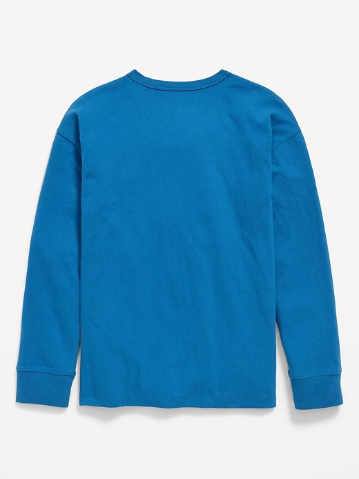 Image number 3 showing, Oversized Long-Sleeve Graphic T-Shirt for Boys
