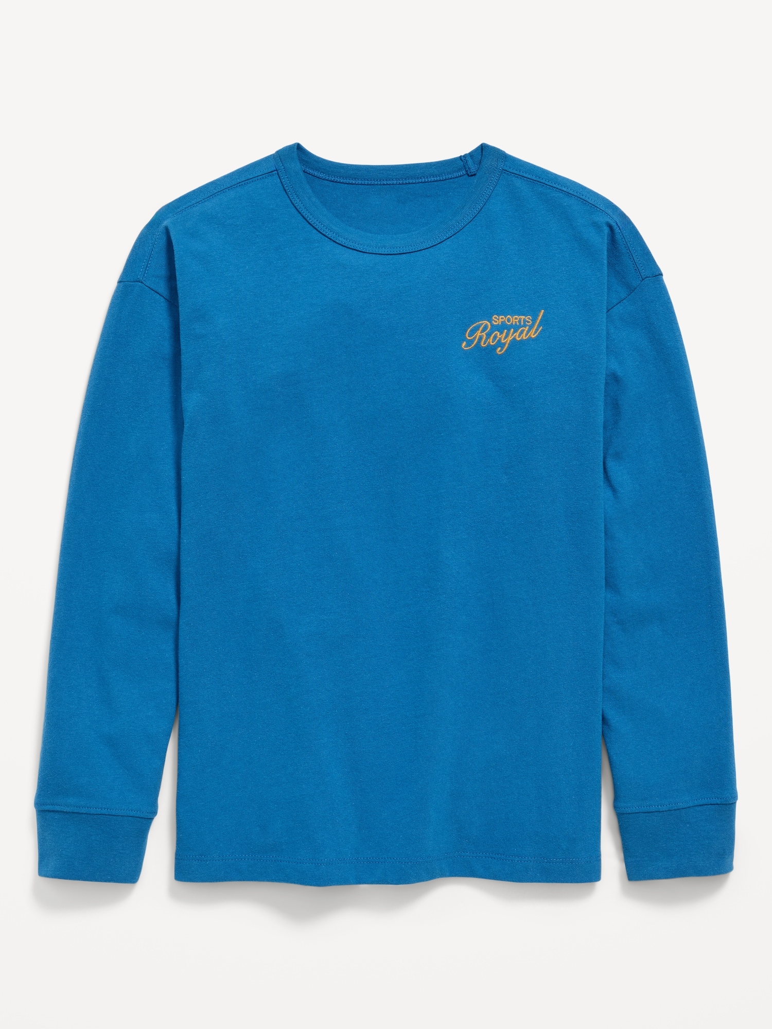 Oversized Long-Sleeve Graphic T-Shirt for Boys