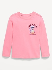 Long-Sleeve Graphic T-Shirt for Toddler Girls