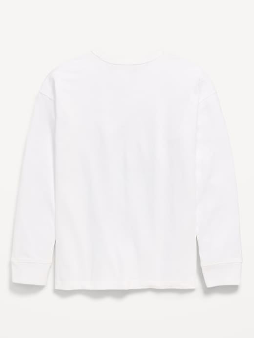 Image number 3 showing, Oversized Long-Sleeve Graphic T-Shirt for Boys