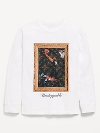 Image number 2 showing, Oversized Long-Sleeve Graphic T-Shirt for Boys