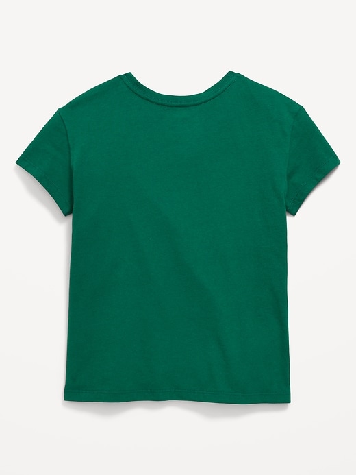 Image number 2 showing, Short-Sleeve Graphic T-Shirt for Girls