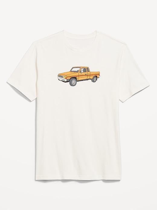 Image number 1 showing, Crew-Neck Graphic T-Shirt