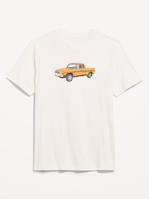 Crew-Neck Graphic T-Shirt - Sea Salt & Fig