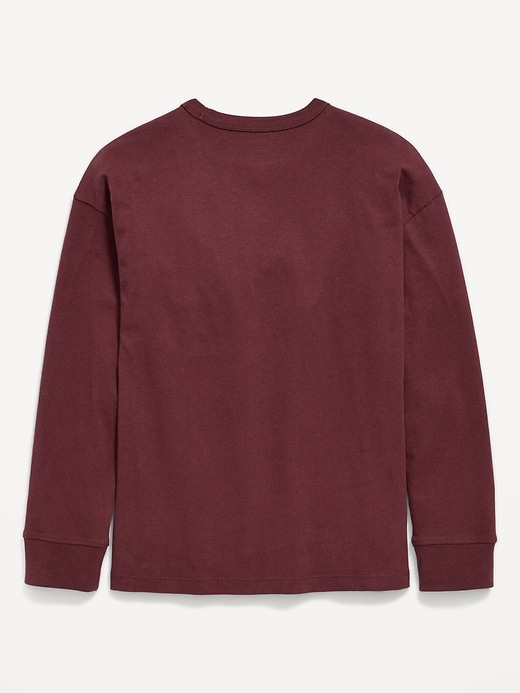 Image number 3 showing, Oversized Long-Sleeve Graphic T-Shirt for Boys