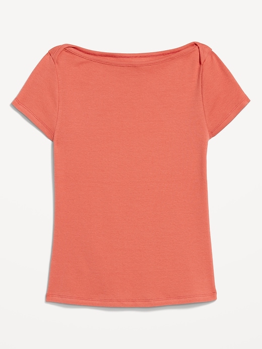 Image number 4 showing, Snug Boatneck T-Shirt