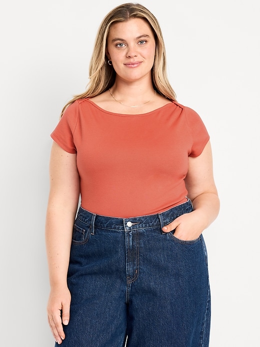 Image number 7 showing, Snug Boatneck T-Shirt