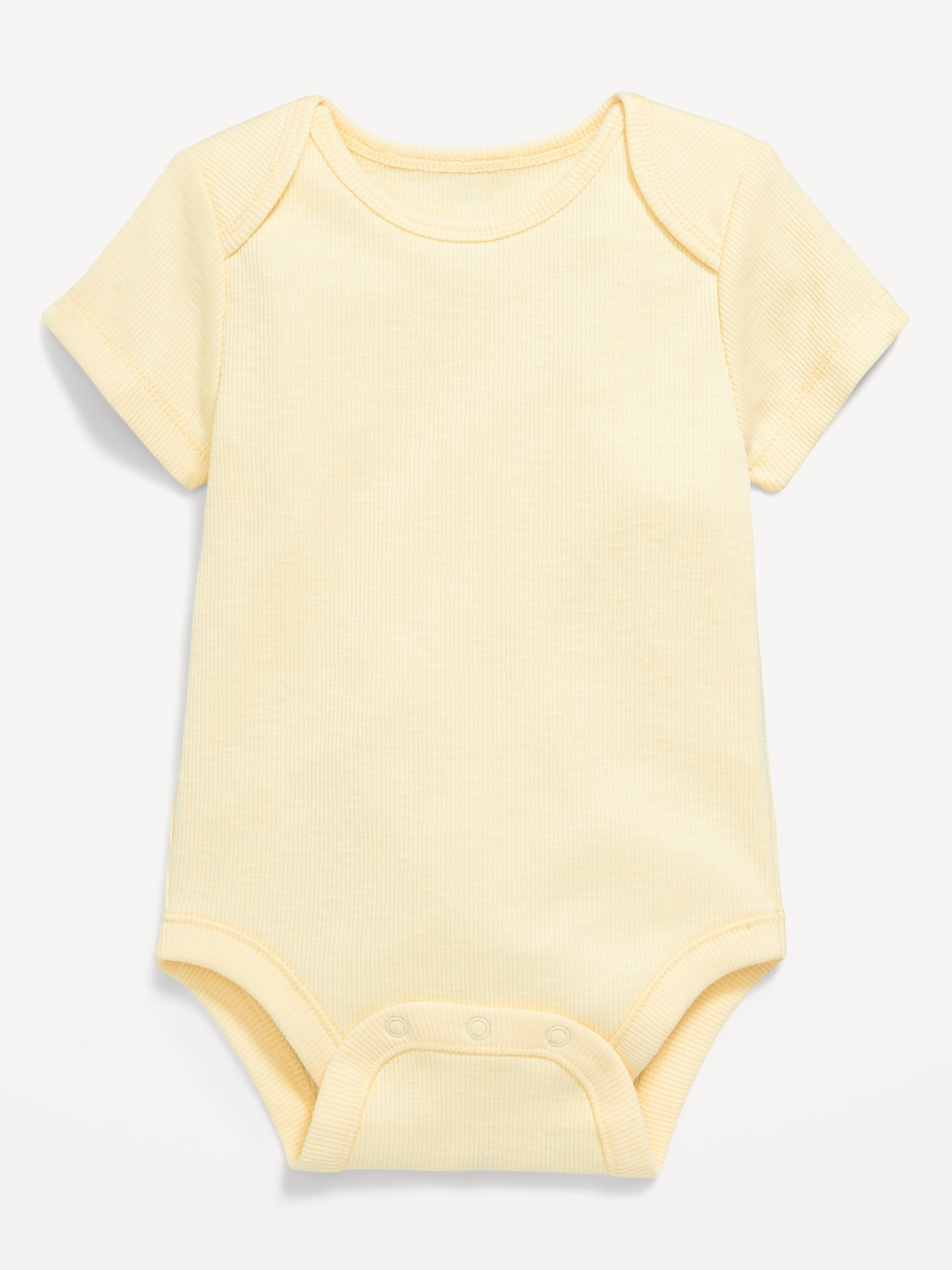 Short-Sleeve Ribbed Bodysuit for Baby