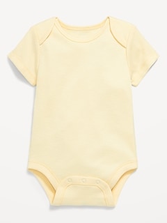 Short-Sleeve Ribbed Bodysuit for Baby