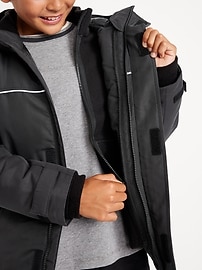 Image number 3 showing, Water-Resistant 2-In-1 Snow Jacket for Boys
