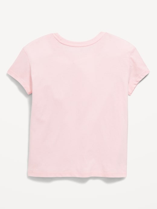 Image number 2 showing, Short-Sleeve Graphic T-Shirt for Girls