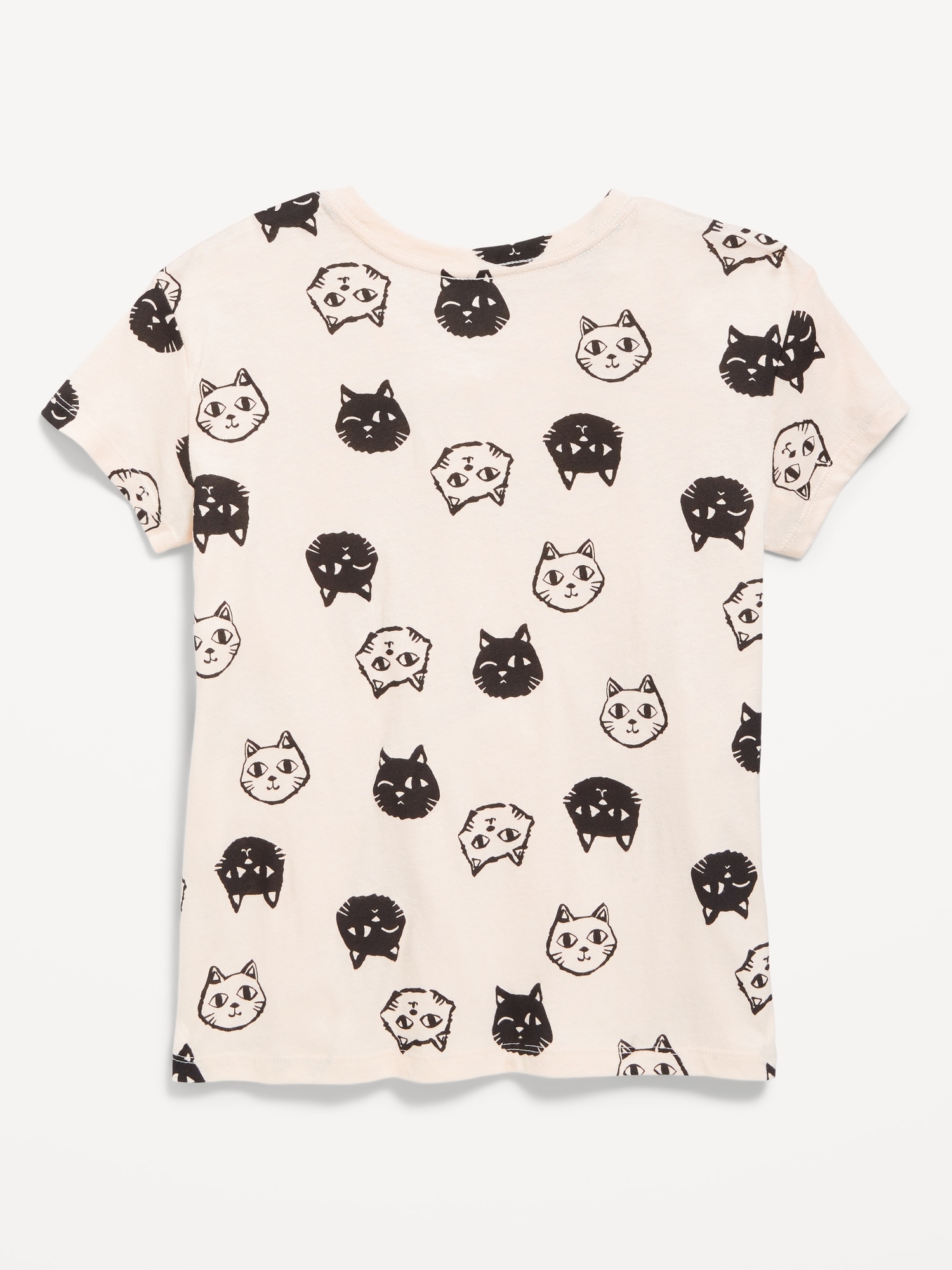 Softest Printed Short-Sleeve T-Shirt for Girls