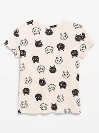 Image number 2 showing, Softest Printed Short-Sleeve T-Shirt for Girls