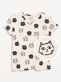 Image number 1 showing, Softest Printed Short-Sleeve T-Shirt for Girls