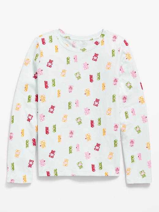 Image number 1 showing, Softest Printed Long-Sleeve T-Shirt for Girls