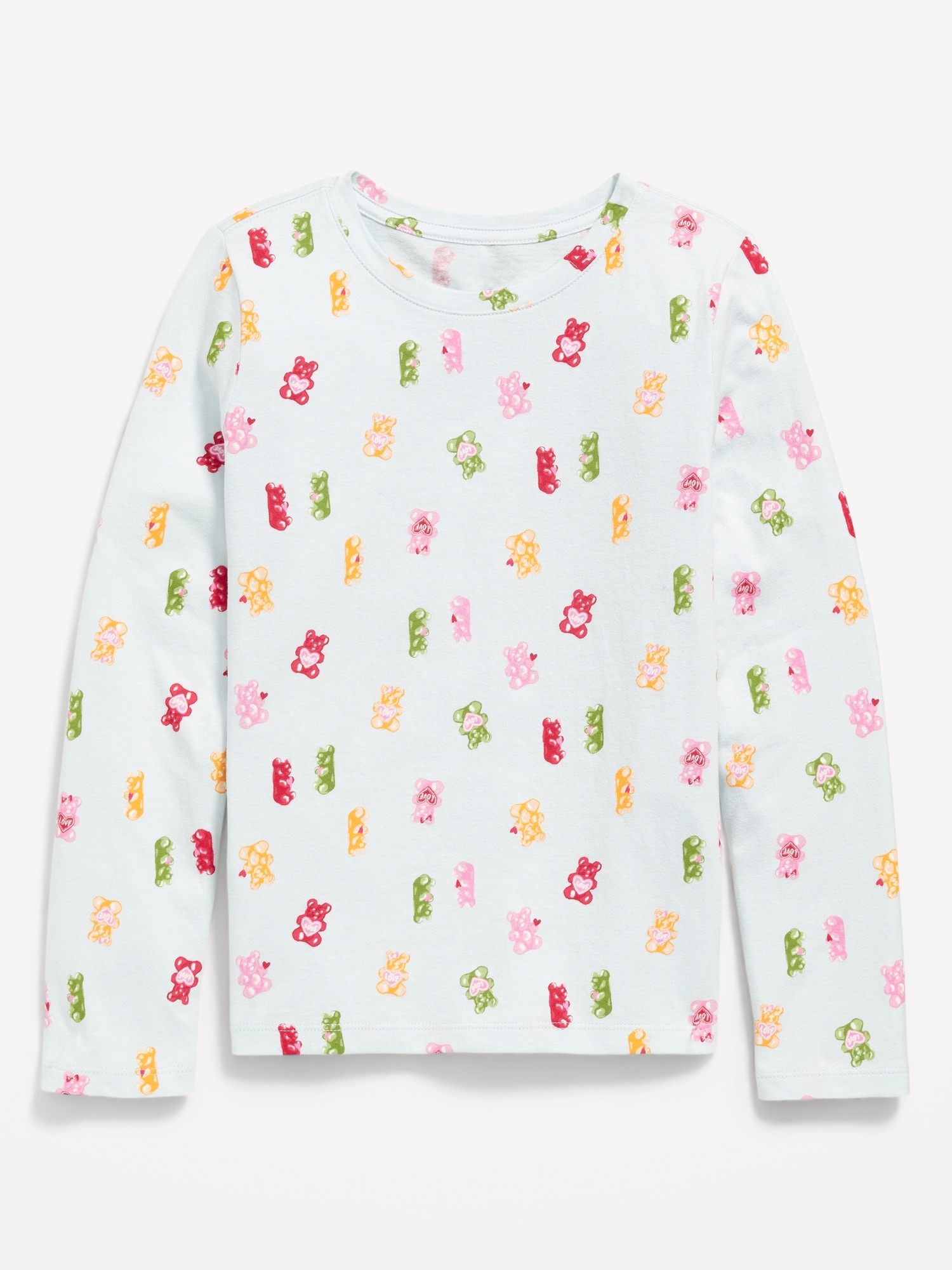Softest Printed Long-Sleeve T-Shirt for Girls