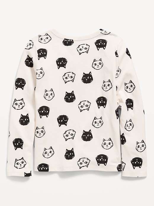 Image number 2 showing, Softest Printed Long-Sleeve T-Shirt for Girls