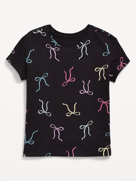 Image number 1 showing, Softest Printed Short-Sleeve T-Shirt for Girls