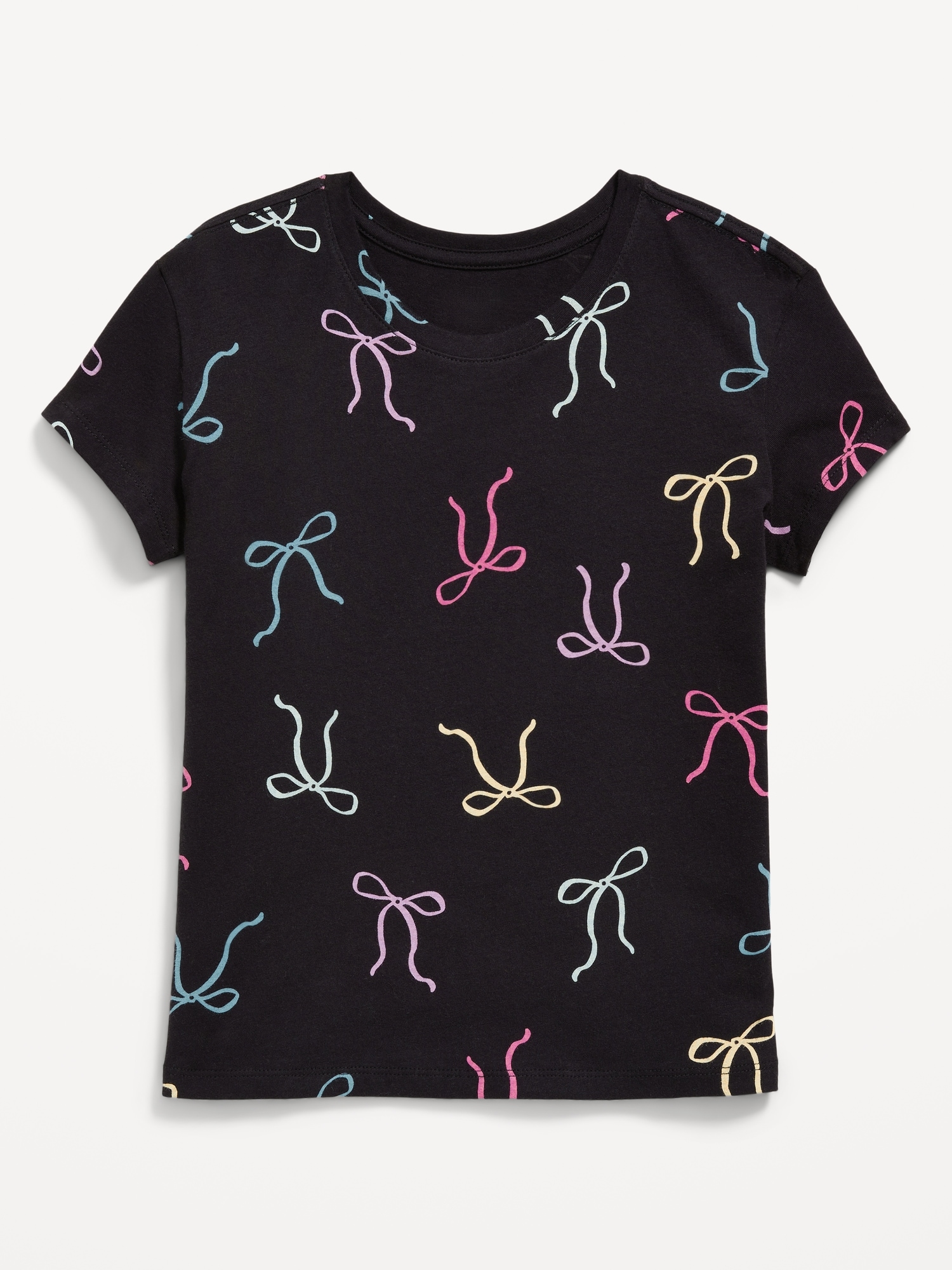 Softest Printed Short-Sleeve T-Shirt for Girls
