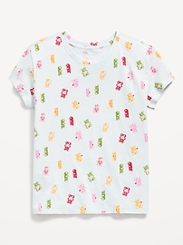 Image number 1 showing, Softest Printed Short-Sleeve T-Shirt for Girls