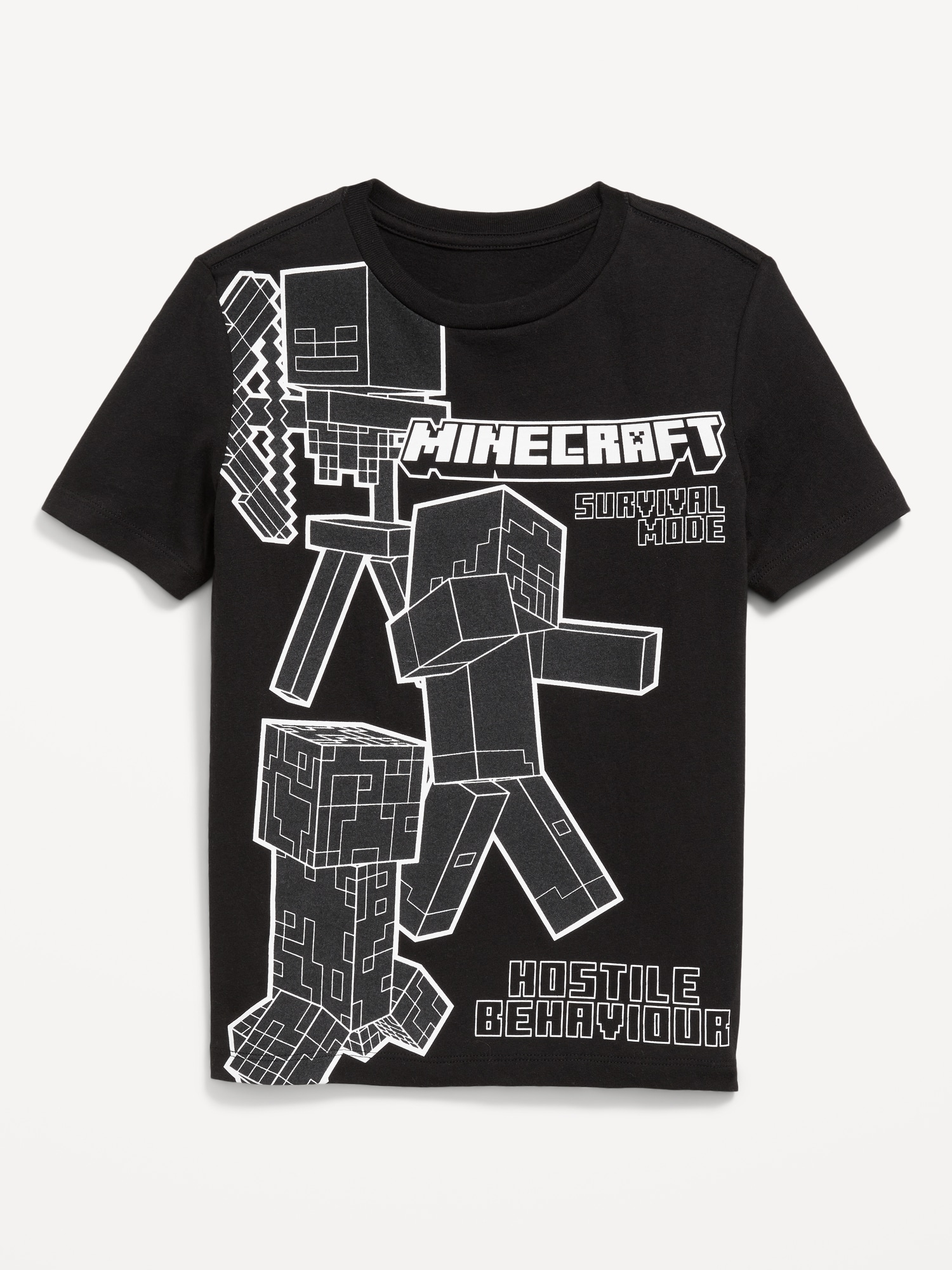 Minecraft™ Gender-Neutral Graphic T-Shirt for Kids