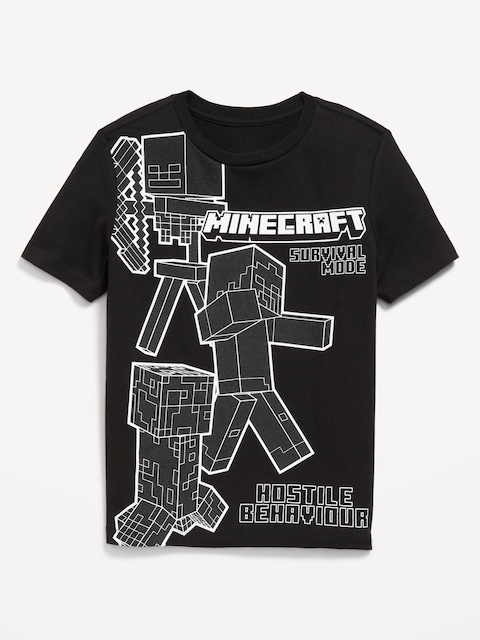 Minecraft™ Gender-Neutral Graphic T-Shirt for Kids