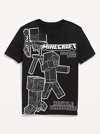 Image number 1 showing, Minecraft™ Gender-Neutral Graphic T-Shirt for Kids