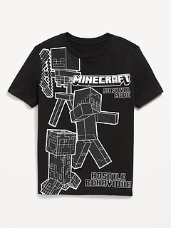 Minecraft™ Gender-Neutral Graphic T-Shirt for Kids