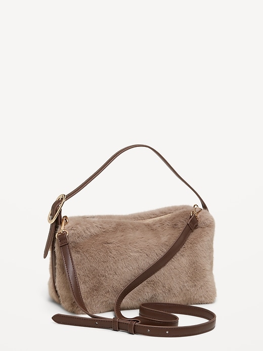 Image number 1 showing, Heritage Faux-Fur Crossbody Bag