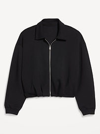 Image number 2 showing, Bounce Fleece Oversized Bomber Jacket