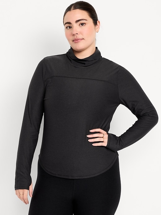 Image number 5 showing, CloudMotion Funnel Neck Top