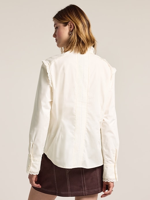 Old Navy x Anna Sui Button-Down Applique Top