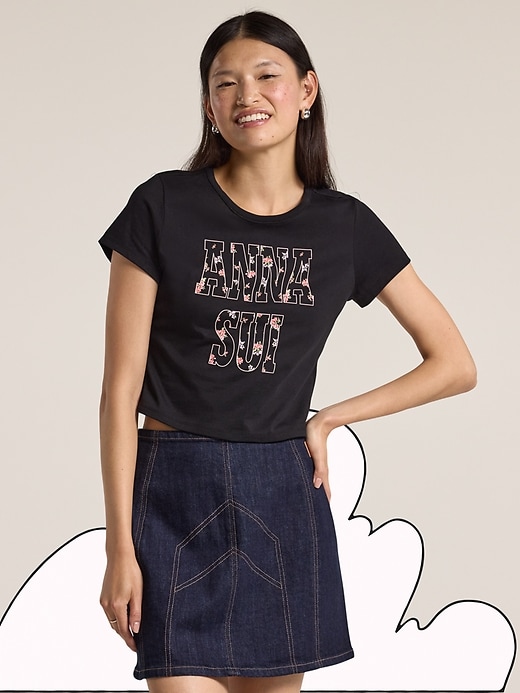 Image number 1 showing, Old Navy x Anna Sui Ringer Tee