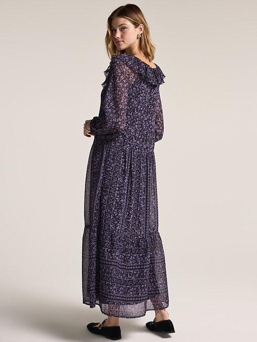 Image number 2 showing, Old Navy x Anna Sui Tiered Ruffle Maxi Dress