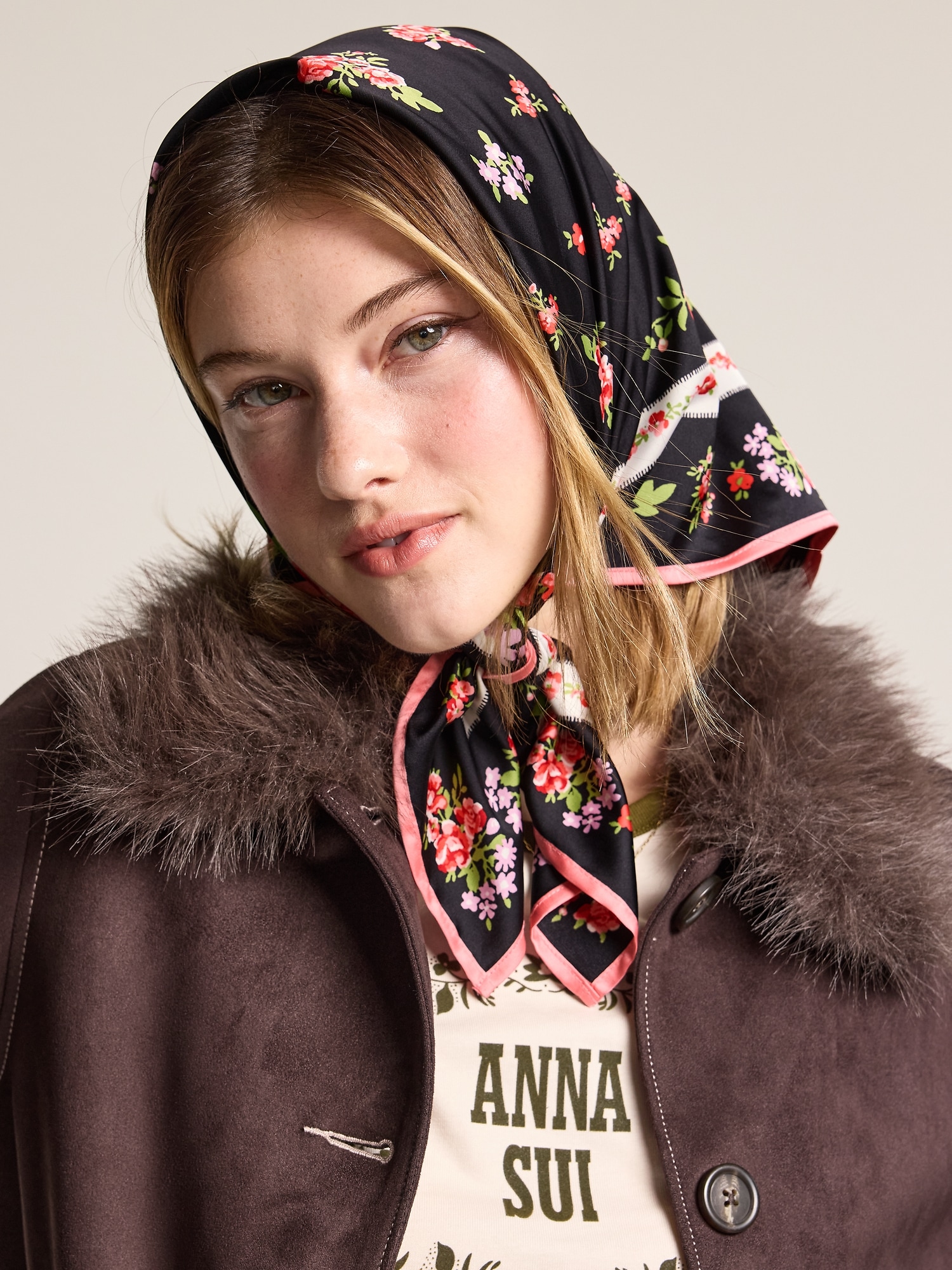 Old Navy x Anna Sui Square Scarf