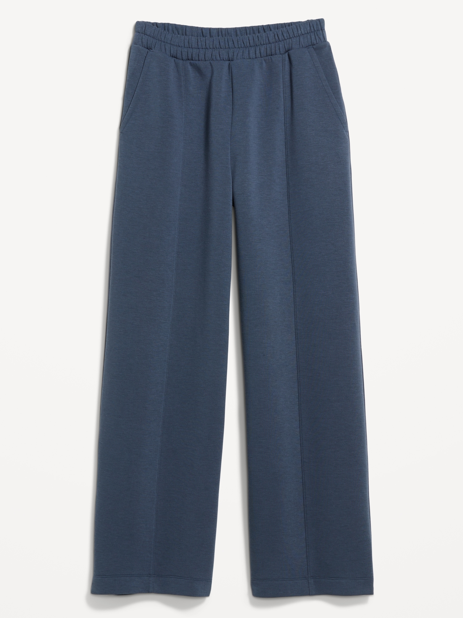 Image number 9 showing, High-Waisted Bounce Fleece Wide-Leg Sweatpants