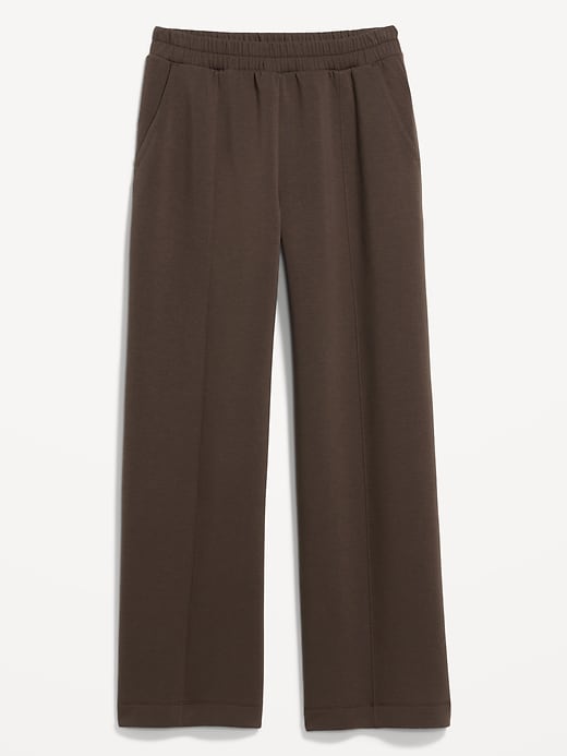 Image number 9 showing, High-Waisted Bounce Fleece Wide-Leg Sweatpants