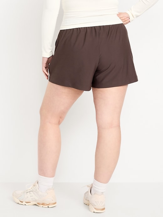 Image number 6 showing, High-Waisted PowerSoft Shorts -- 3.5-inch inseam