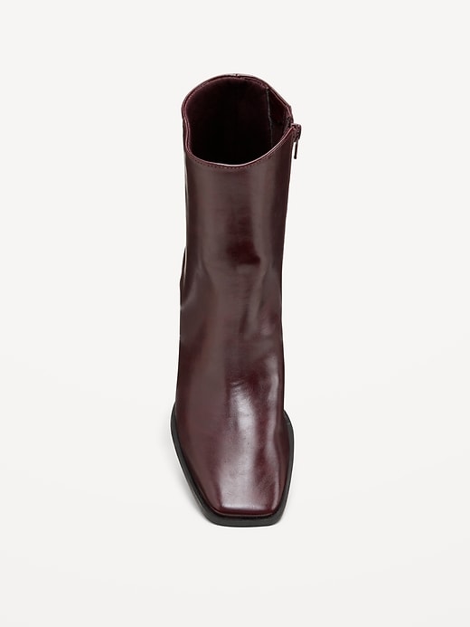 Image number 2 showing, Square-Toe Block Heel Boot for Women