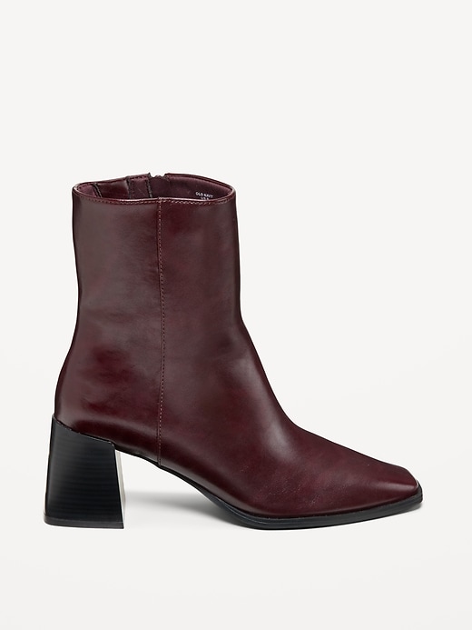Image number 3 showing, Square-Toe Block Heel Boot for Women