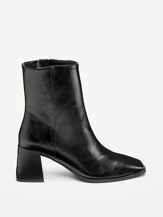 Image number 3 showing, Square-Toe Block Heel Boot for Women