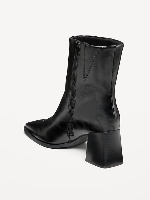 Image number 4 showing, Square-Toe Block Heel Boot for Women