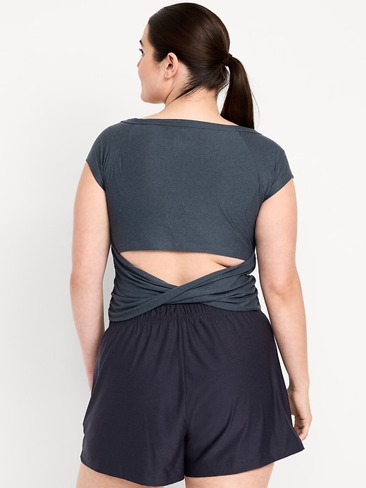 Image number 6 showing, CloudMotion Ballet Twist-Back Top