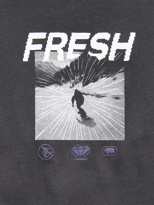 Image number 3 showing, Oversized Long-Sleeve Graphic T-Shirt for Boys