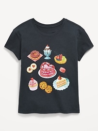 Image number 1 showing, Short-Sleeve Graphic T-Shirt for Girls