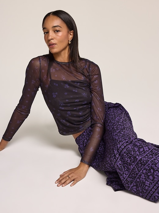 Image number 3 showing, Old Navy x Anna Sui Tiered Midi Skirt