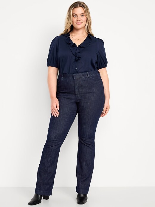 Image number 7 showing, High-Waisted Pixie Flare Pants