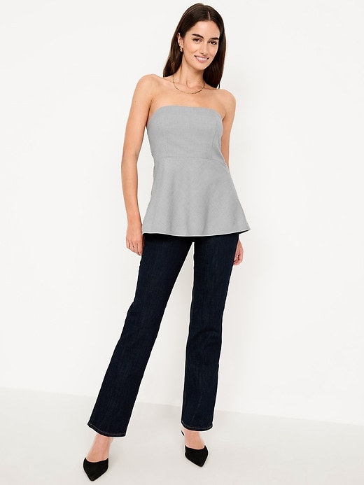 Image number 3 showing, Fitted Strapless Top
