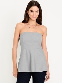 Image number 1 showing, Fitted Strapless Top